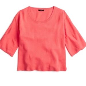 J. Crew Loose Flowy Short Bell Sleeve Sweater
